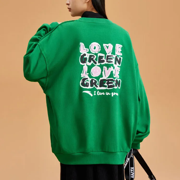 ANTA Life Collection Sweatshirts Women's Ice Porcelain Green-2