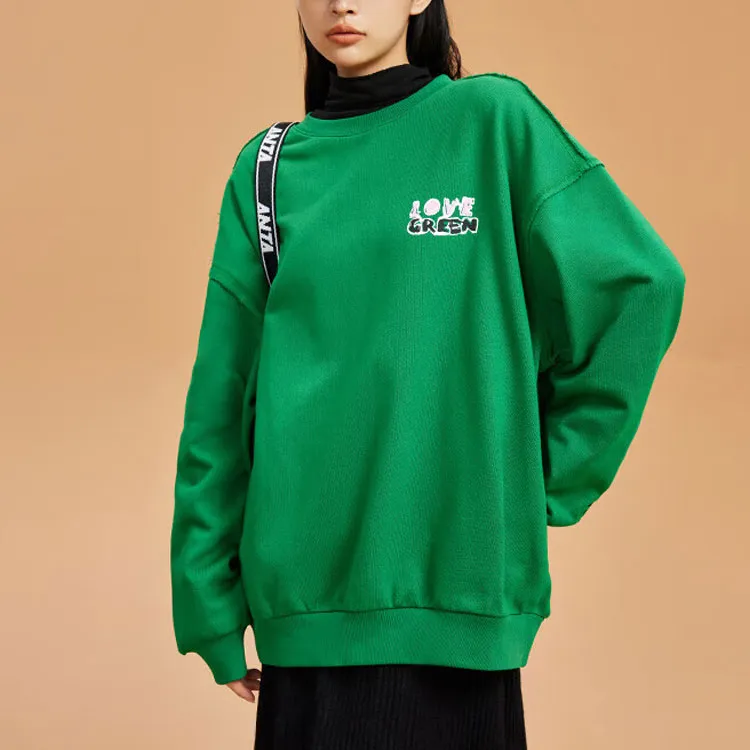 ANTA Life Collection Sweatshirts Women's Ice Porcelain Green-3