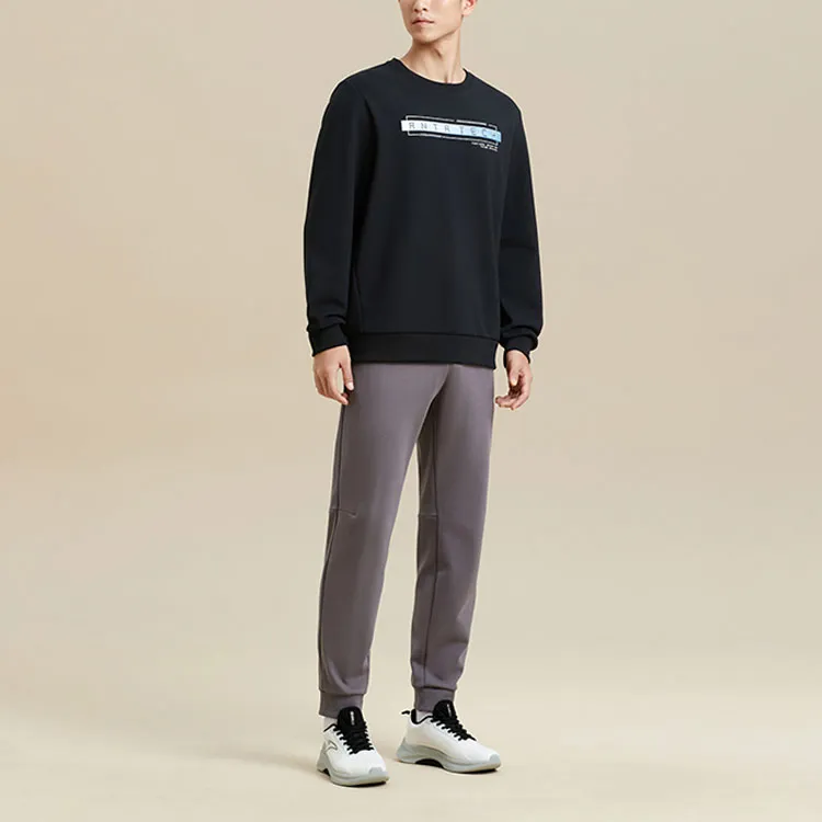Anta Variety Training Collection Sweatshirt Men's Basic Black-1