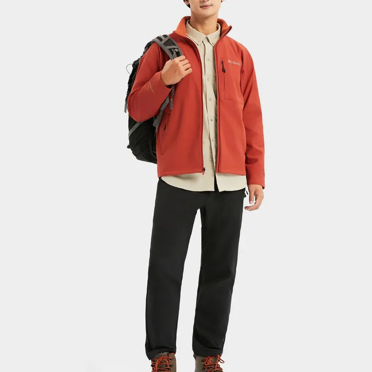 Columbia Windbreaker Jackets Men Orange-2