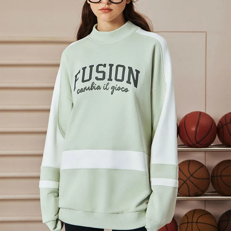 FILA FUSION Sweatshirts Women's Tea Massage Green-1