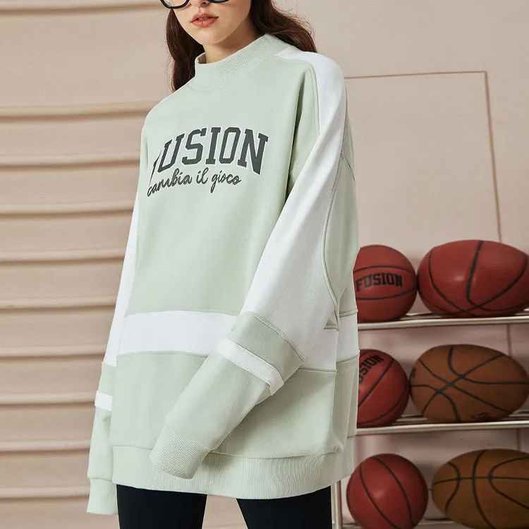 FILA FUSION Sweatshirts Women's Tea Massage Green-3