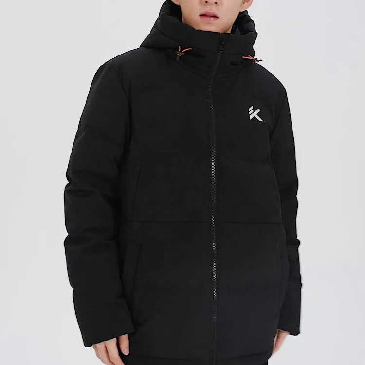Anta Basketball Collection Down Jacket Men's Basic Black-2