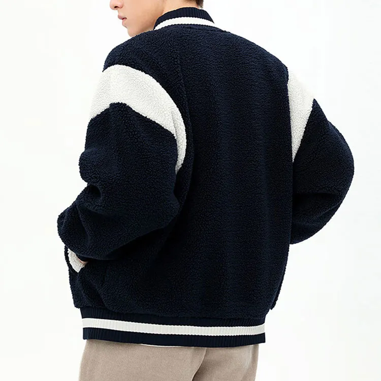 Anta Life Collection Baseball Jacket Unisex Deep Navy Blue-3