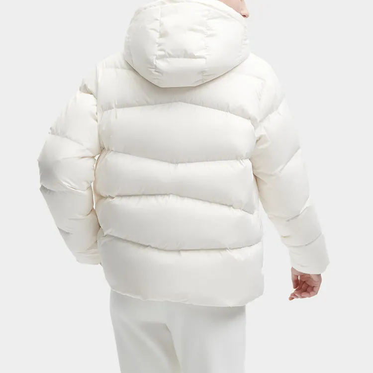 FILA Heritage Down Jacket Women's Light Beige White-2