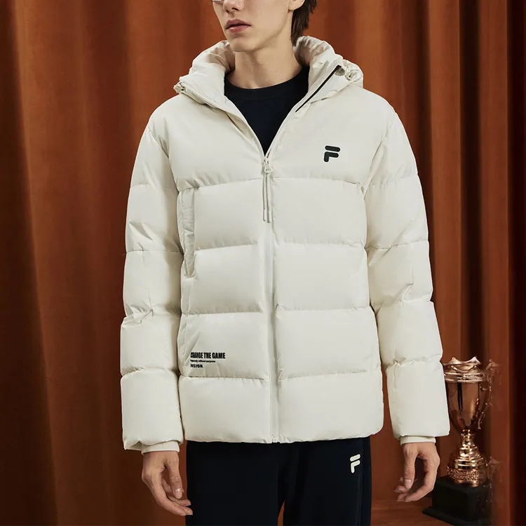 FILA FUSION Down Jacket Men's Light Dusty Gray-2