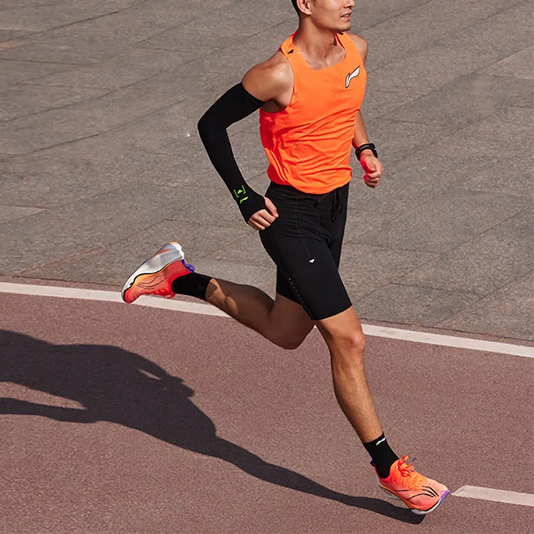 LiNing Running Collection Tank Top Men's Neon Vibrant Orange-2