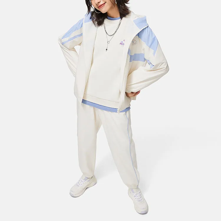 LINING Sports Trend Series Trench Coats Women's Ecru-2