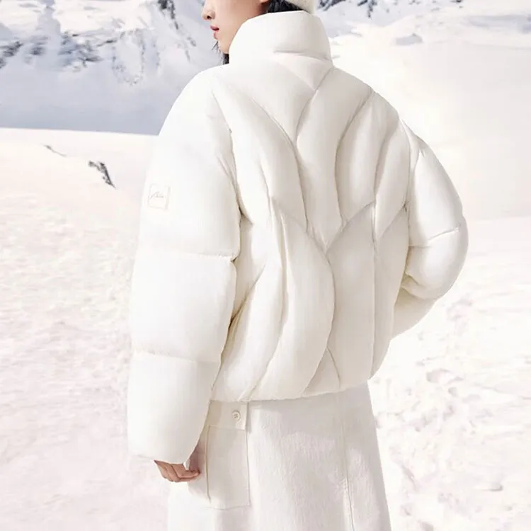 ANTA Variety Training Collection Down Jackets Women's Papyrus White-1
