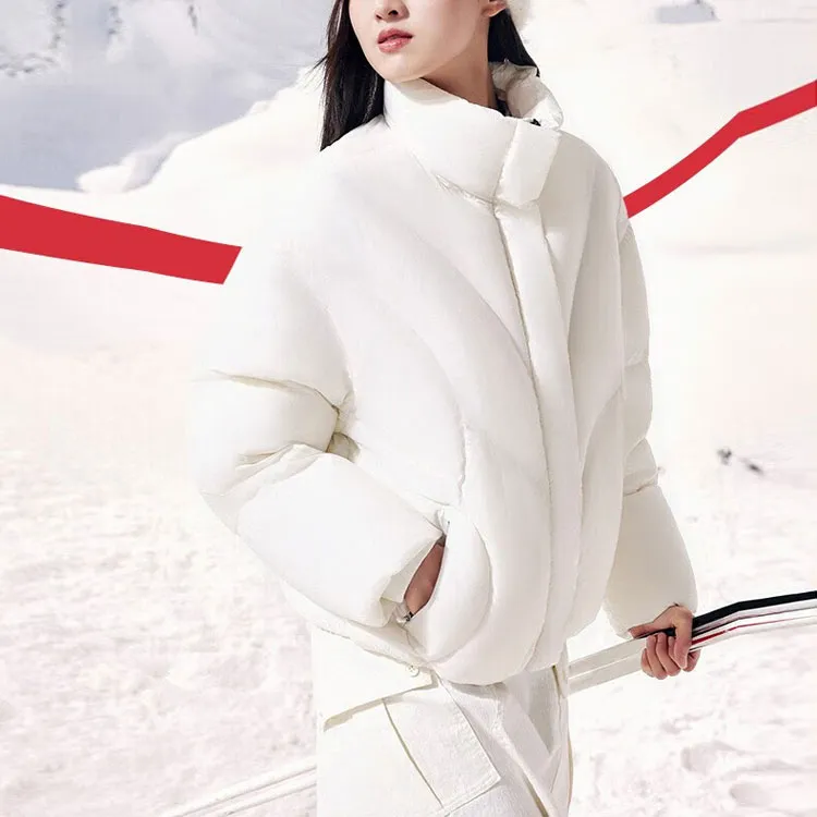 ANTA Variety Training Collection Down Jackets Women's Papyrus White-3