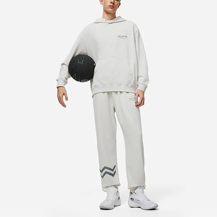 LiNing Wade Collection Sweatshirt Men's Heather Gray Tile Gray-2