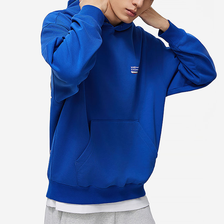 【U LAN】Dipeullin printed sweatshirt LINING Sweatshirts Men Dream Blue L - POIZON