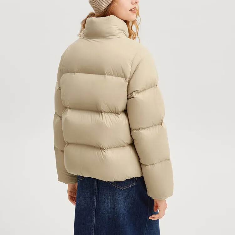 Skechers Down Jacket Women's Beige Brown-2