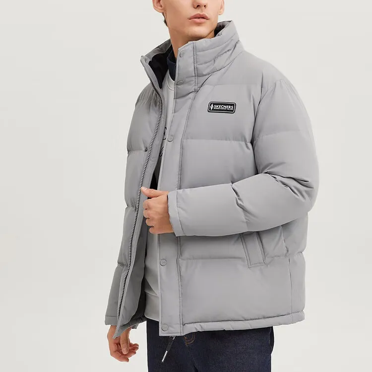 Skechers Skechers Diamond Series Down Jacket Men's Alloy Gold-3