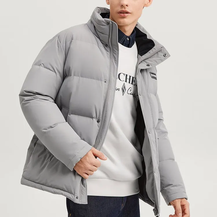 Skechers Skechers Diamond Series Down Jacket Men's Alloy Gold-2