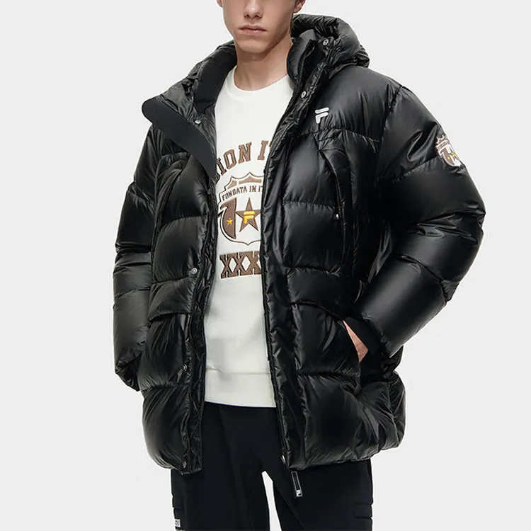 FILA FUSION Down Jacket Men's Jet Black-3