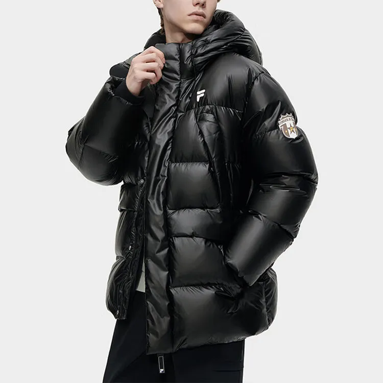 FILA FUSION Down Jacket Men's Jet Black-4