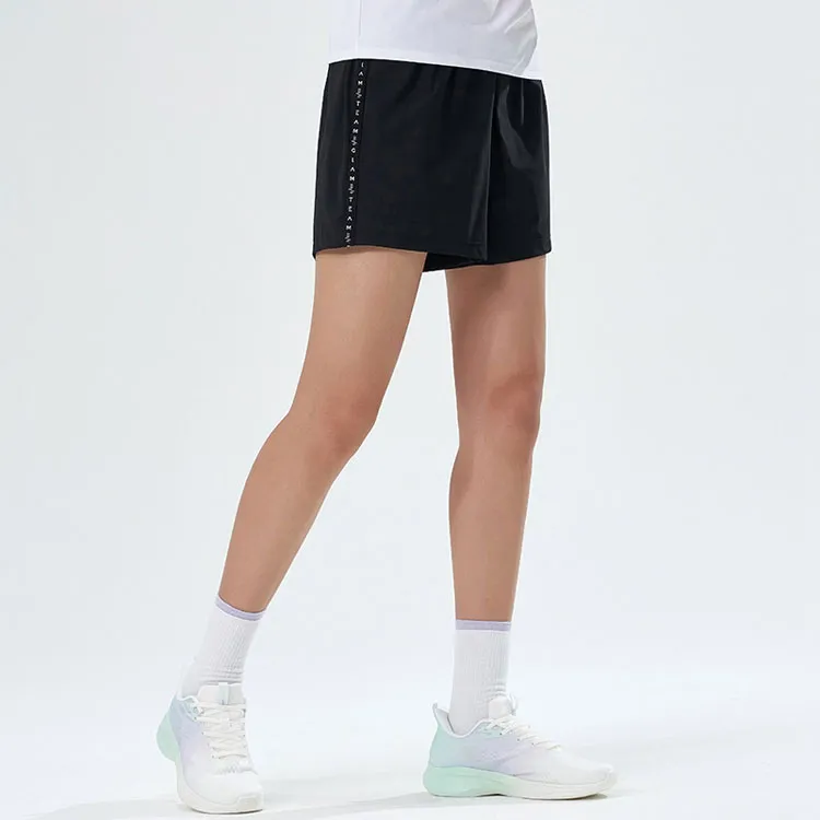 XTEP Variety Training Collection Sports Shorts Women's Jet Black-3