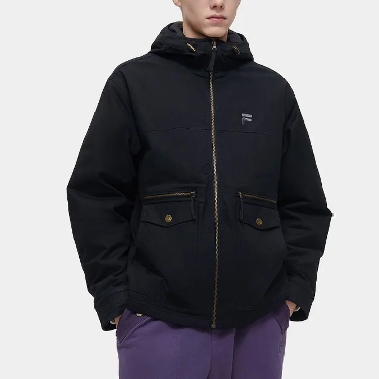 FILA FUSION Puffer Jacket Men's Jet Black-1