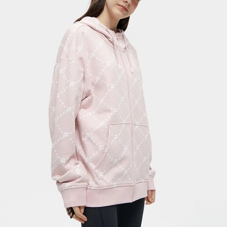 FILA FUSION FOB Series Sweatshirt Unisex Bare Pink-3