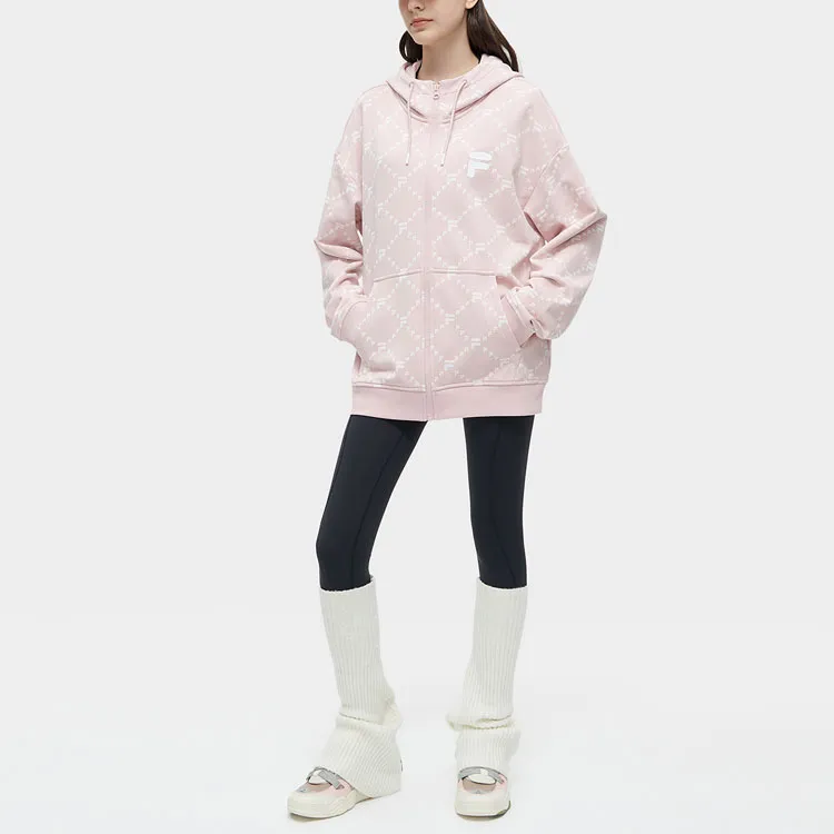 FILA FUSION FOB Series Sweatshirt Unisex Bare Pink-2