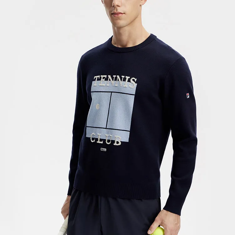 FILA Sweaters Men Royal Blue-3