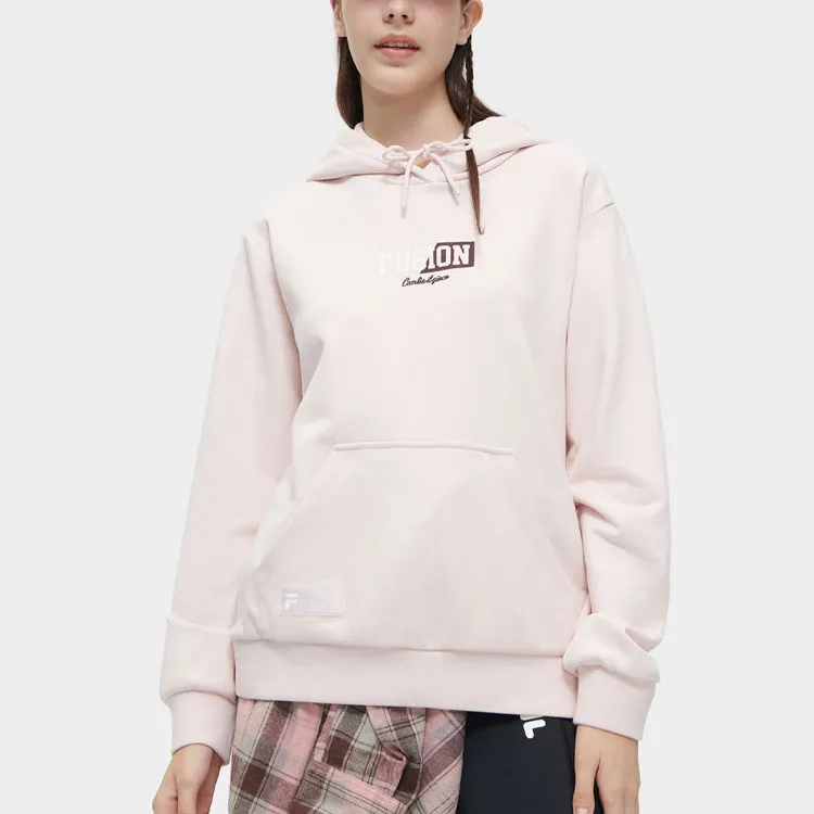 FILA FUSION Sweatshirt Women's Peach Enchanting Pink-1