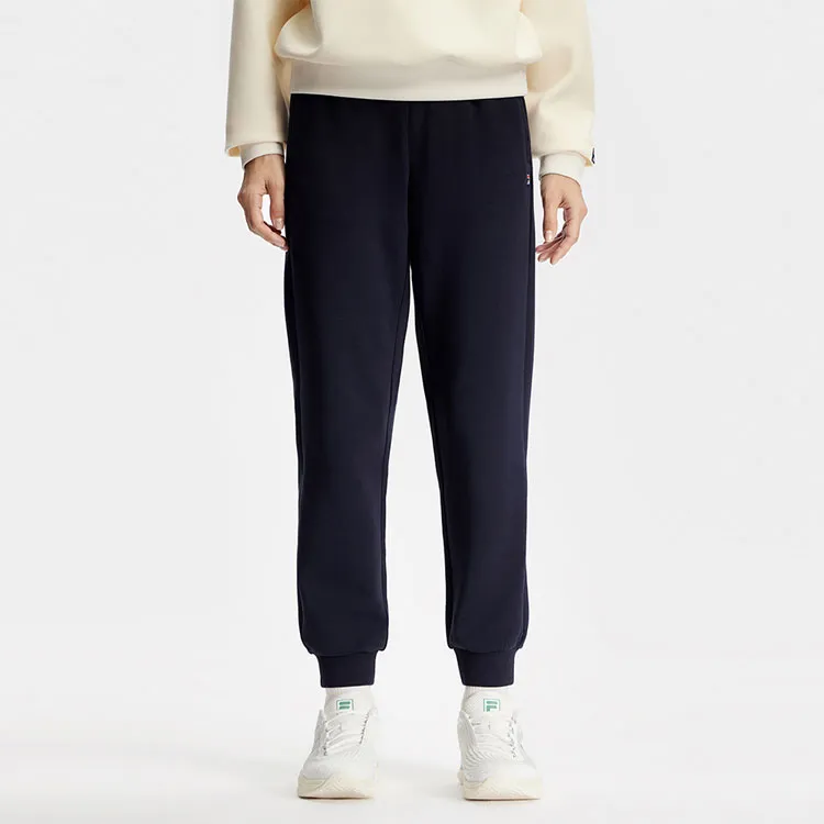 FILA Knitted Sports Pants Women's Royal Blue-1