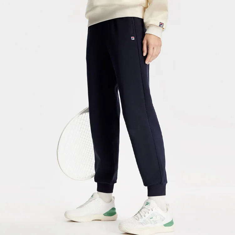 FILA Knitted Sports Pants Women's Royal Blue-3