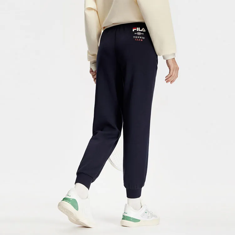 FILA Knitted Sports Pants Women's Royal Blue-2
