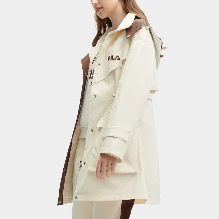 FILA Trench Coat Women's Oriental White-4