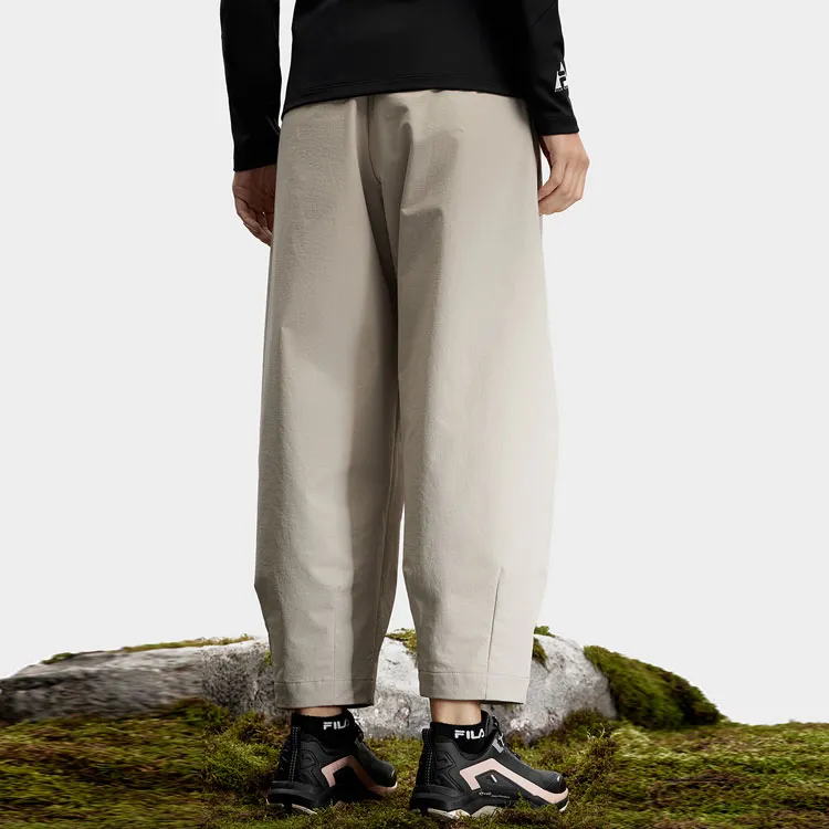 FILA Knitted Sports Pants Women's Manor Gray-3