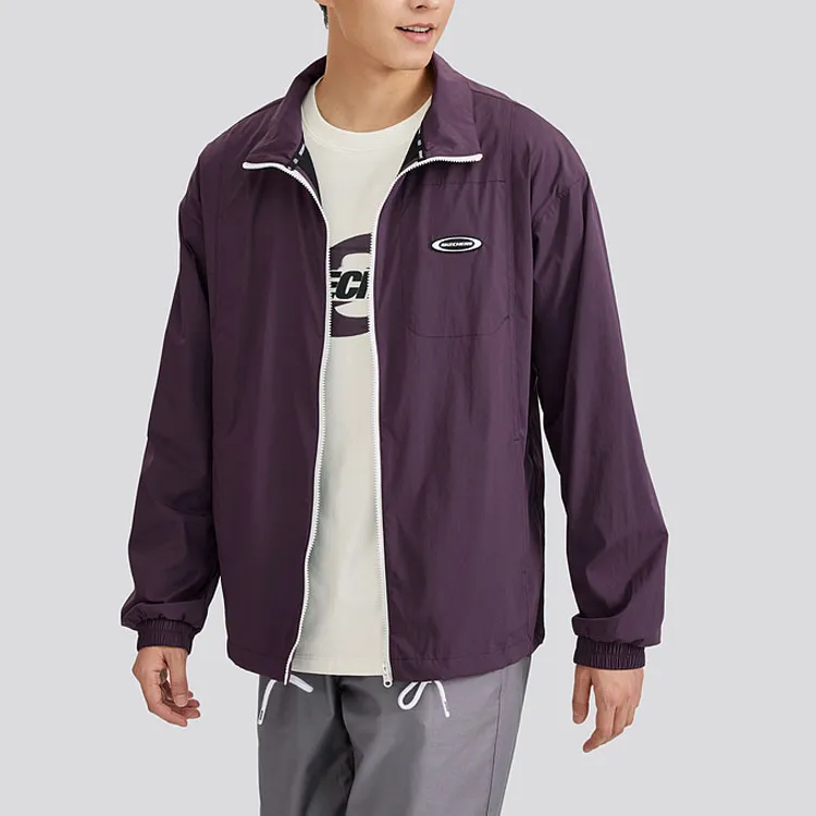 Skechers Jackets & Coats Men's Plum Fuchsia-1