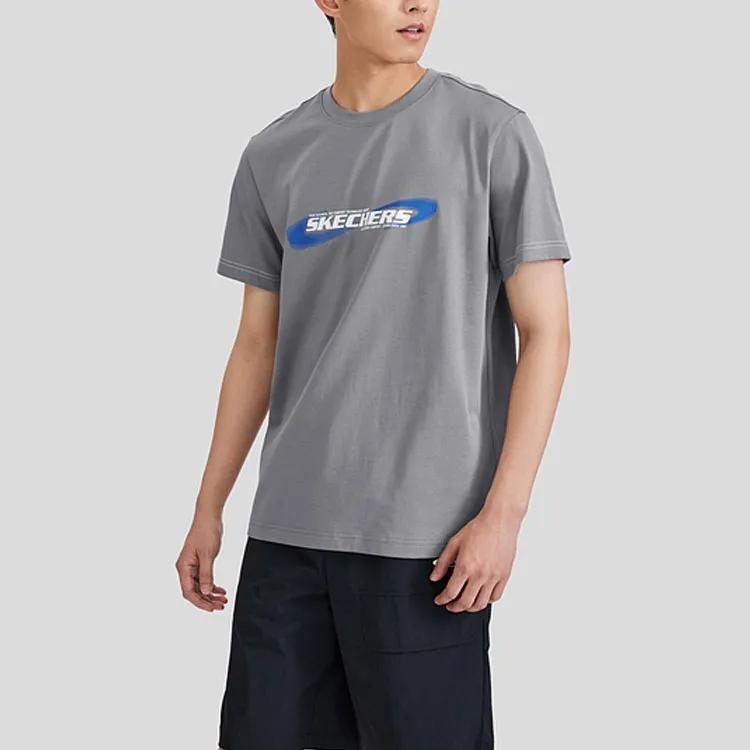 Skechers Sports Alliance Series T Shirt Men's Lime Gray-2