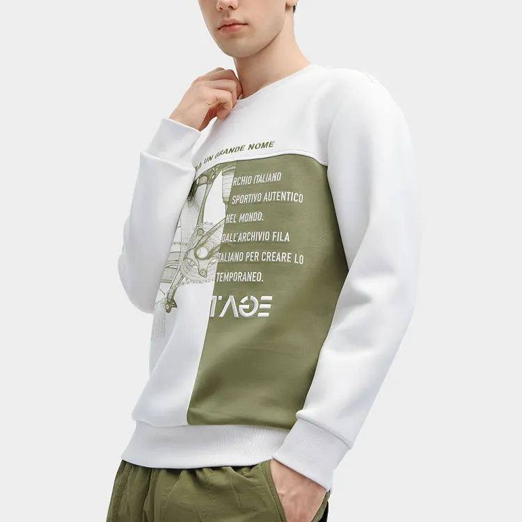 FILA Sweatshirt Men's White Sand Gray-3