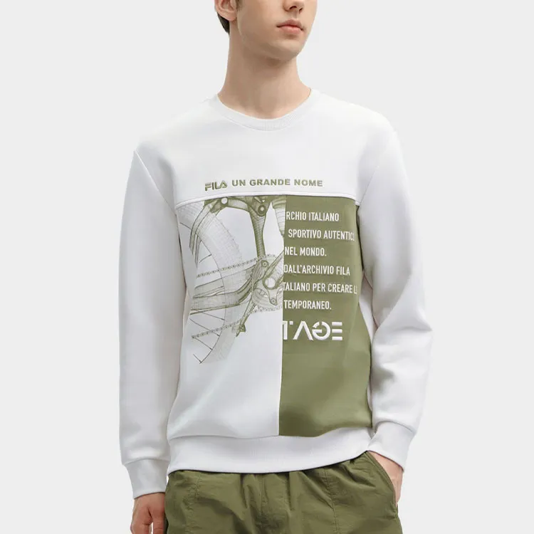 FILA Sweatshirt Men's White Sand Gray-1