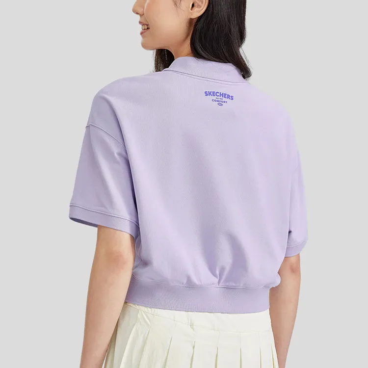 Skechers Polo Shirt Women's Orchid Purple-2