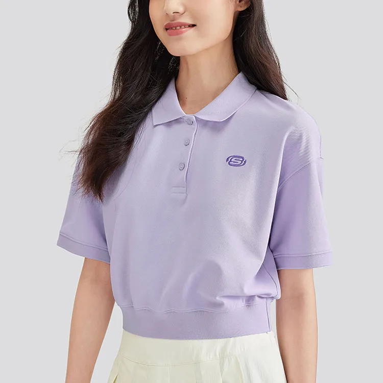 Skechers Polo Shirt Women's Orchid Purple-1