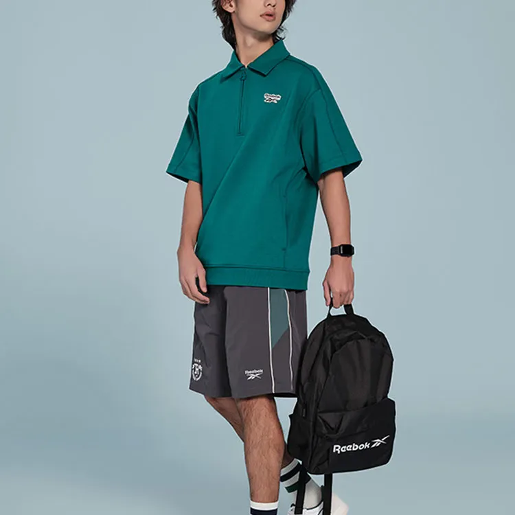 Reebok Polo Shirt Unisex Sapphire Green-3