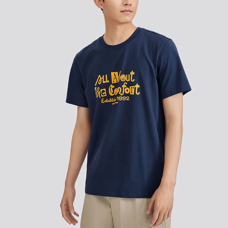 Skechers T Shirt Unisex Marine Blue-1