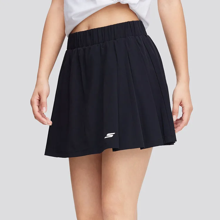 Skechers SS24 Casual Short Skirts Women's Carbon Black-2