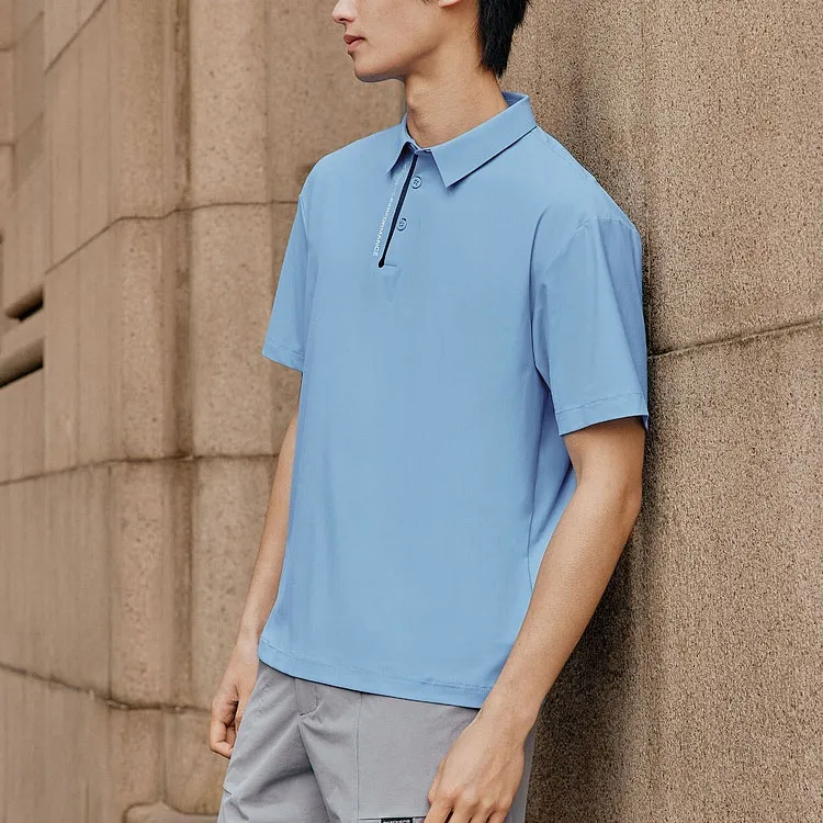 Skechers Polo Shirt Men's Allure Blue-1