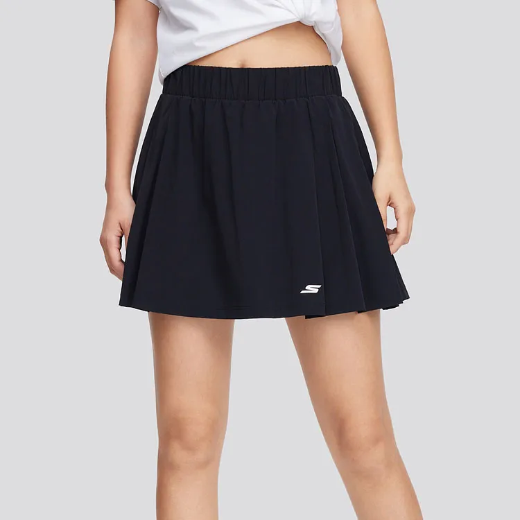 Skechers SS24 Casual Short Skirts Women's Carbon Black-3