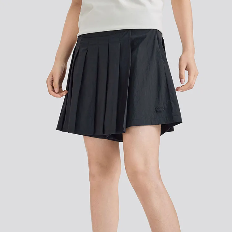 Skechers SS24 Casual Short Skirts Women's Carbon Black-1