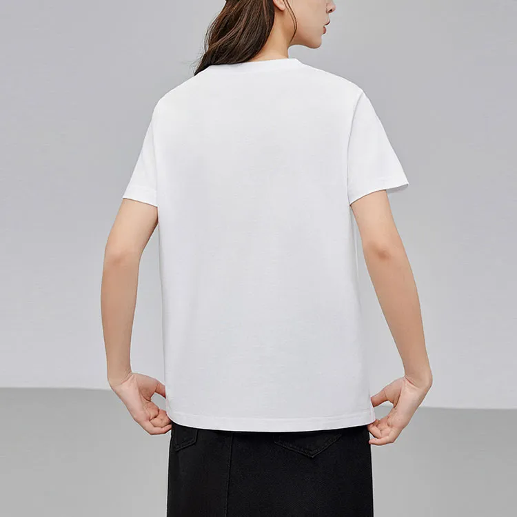 Anta Life Collection T Shirt Women's Jade Blue White-2