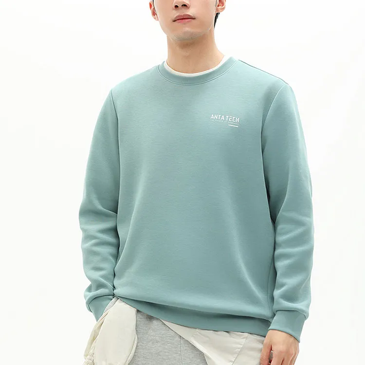 Anta Variety Training Collection Sweatshirt Men's Pale Sky Green-1