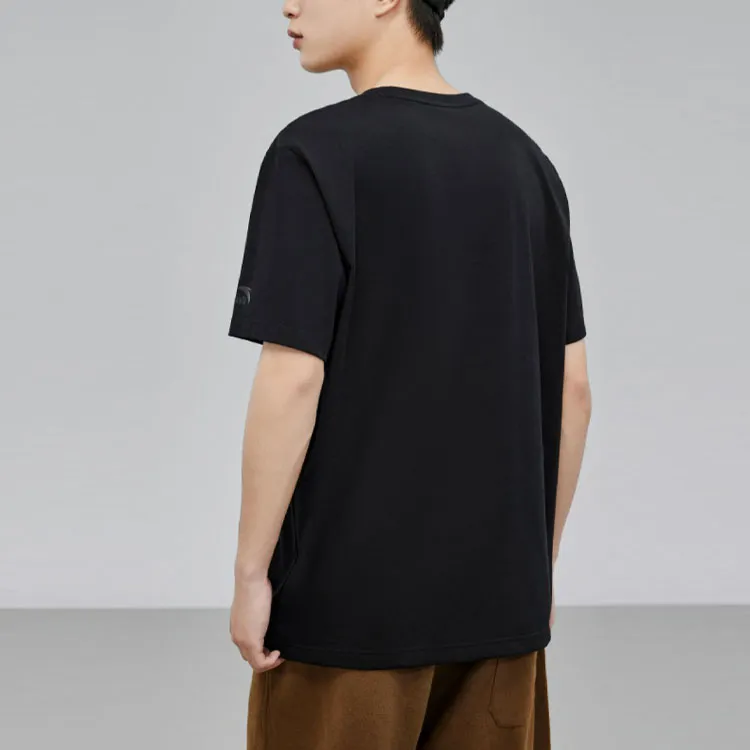 Anta Life Collection T Shirt Unisex Basic Black Silver-1