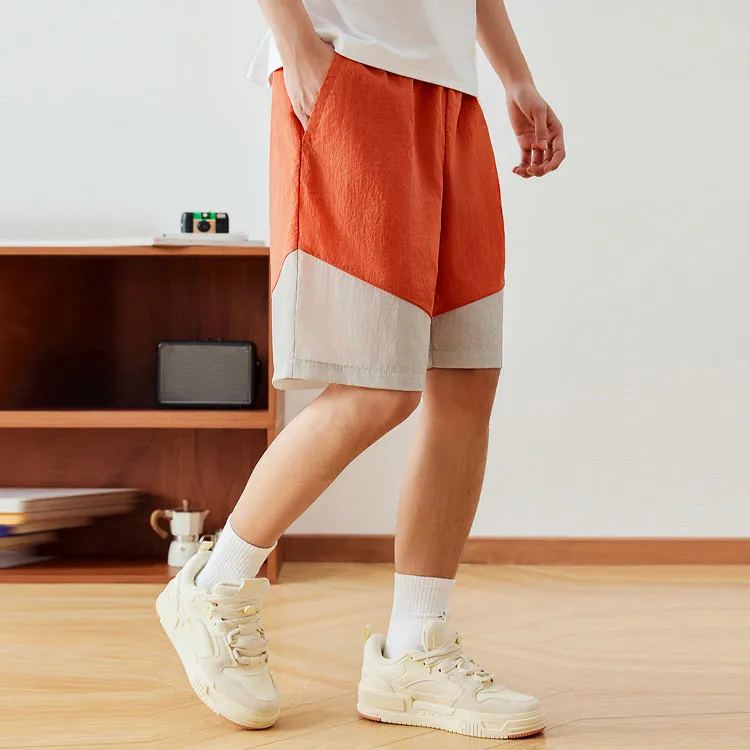 Anta Life Collection Sports Life Collection Casual Shorts Men's Crimson/Microchip Gray-2