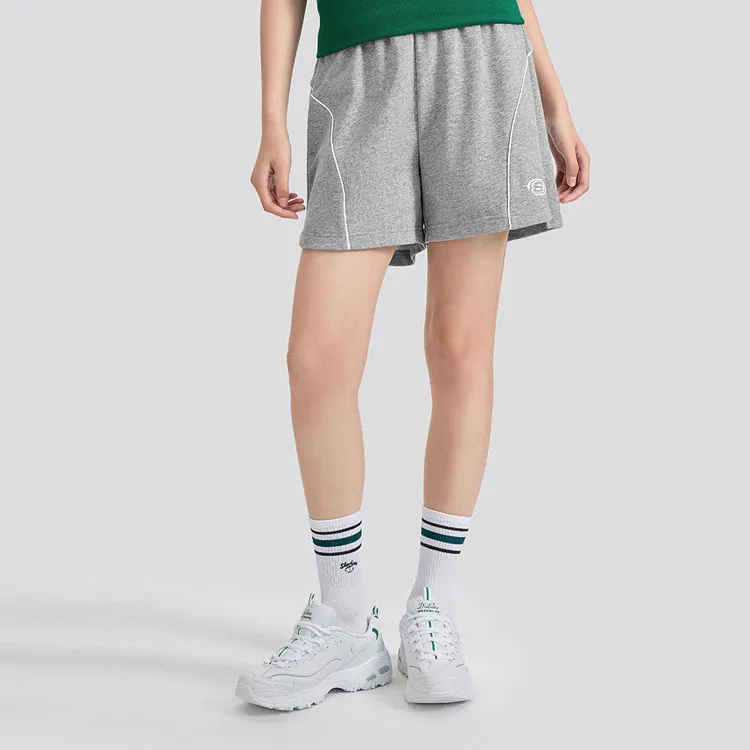 Skechers Casual Shorts Women's Medium Heather Gray-1