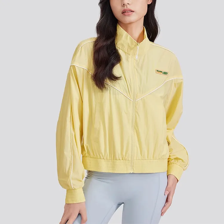 Skechers Jackets Coats Women's Light Banana Yellow-1